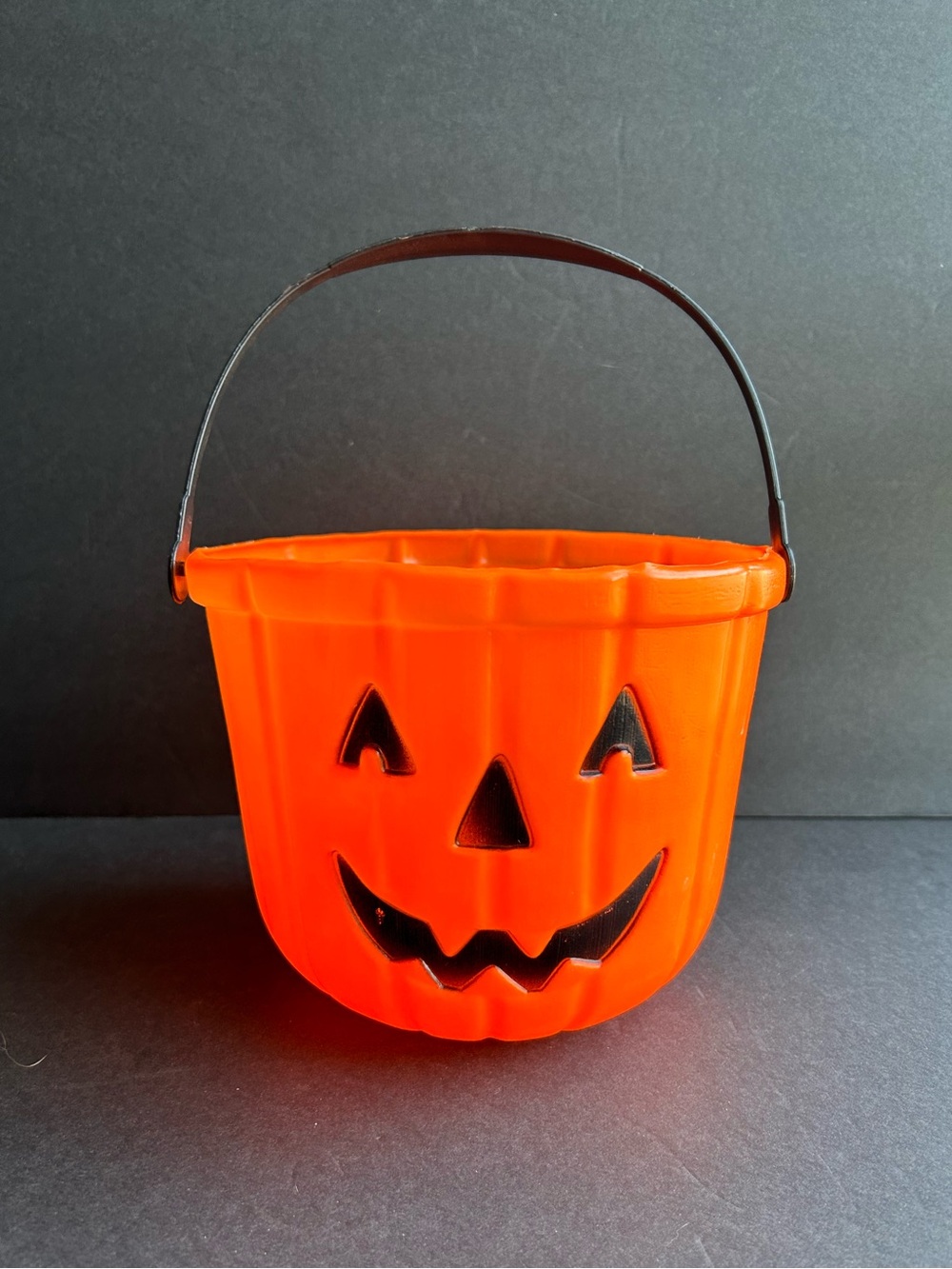 Vintage Halloween Blow Mold Treat Bucket